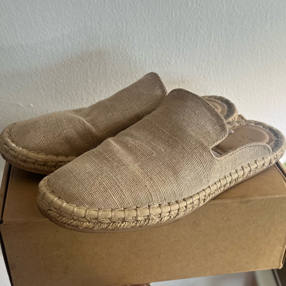 H&M Women's Tan Espadrille Slip-On Shoes